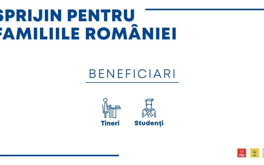 Sprijin pentru tinerii, studenții României