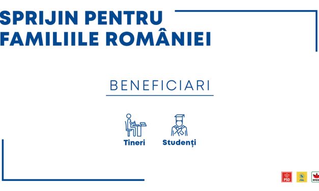 Sprijin pentru tinerii, studenții României