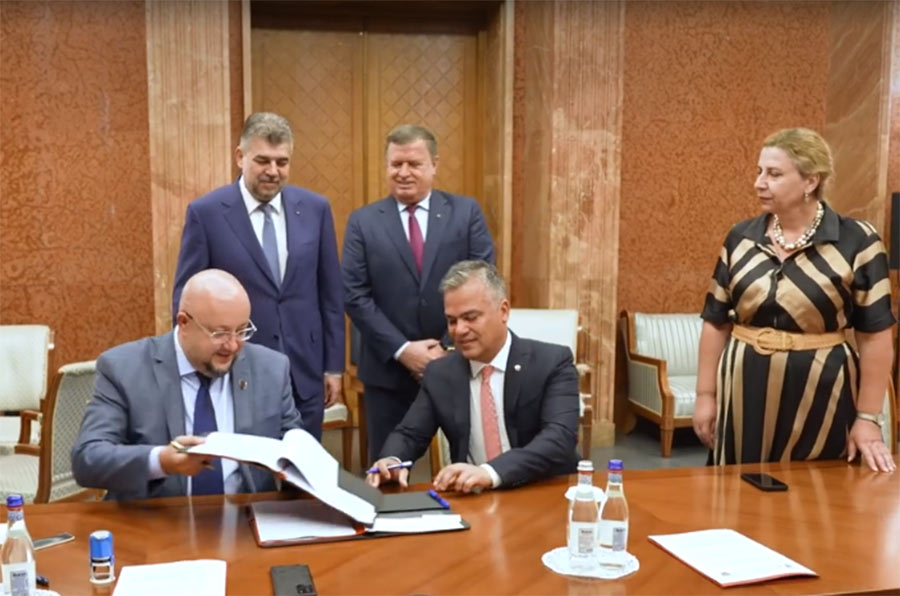 Semnarea contractului de finanțare pentru  modernizarea, reabilitarea, retehnologizarea și extinderea sistemului de alimentare centralizată cu energie termică din municipiul Râmnicu Vâlcea