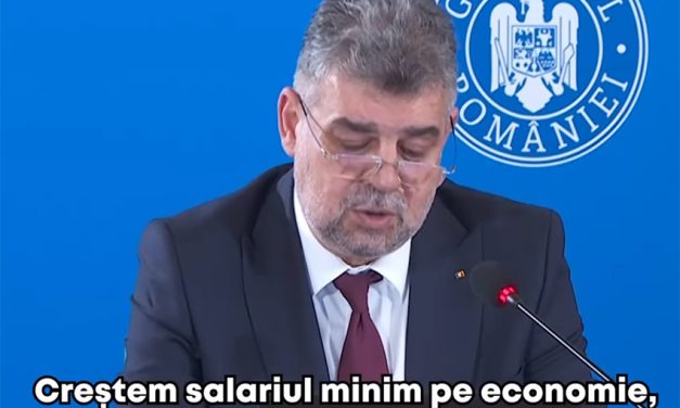 Creşterea salariului minim de la 3000 lei la 3300 lei, cel general și de la 4000 lei la 4500 lei, în construcții