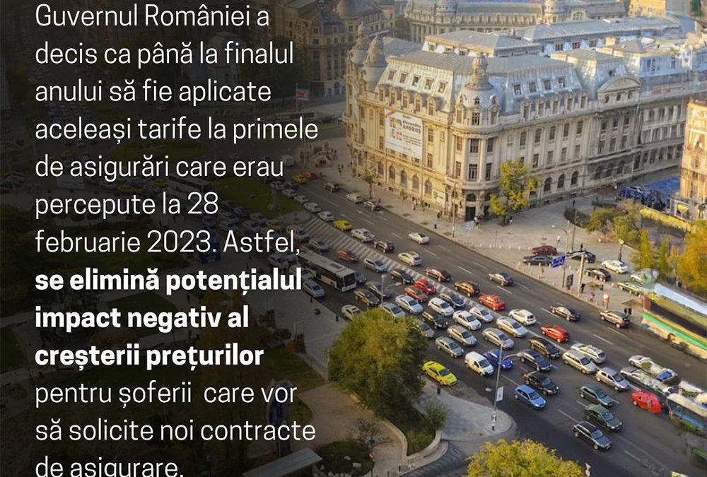 Guvernul a aprobat plafonarea tarifelor la asigurările RCA până la finalul anului