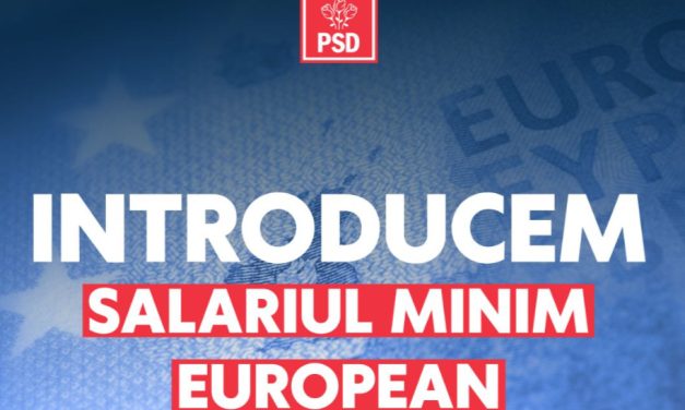 Salariul minim european va fi introdus în România în acest an